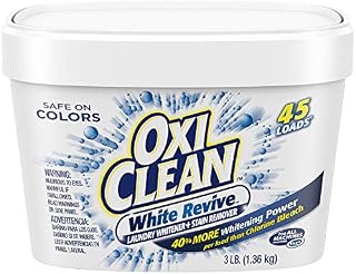 OxiClean White Revive Laundry Whitener + Stain Remover, 3 Pound