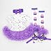 Reborn Baby Doll Clothes Outfit for 20-23 Inch Reborns Newborn Babies Matching Clothing Purple Dot Tutu Dress Four-Piece Set