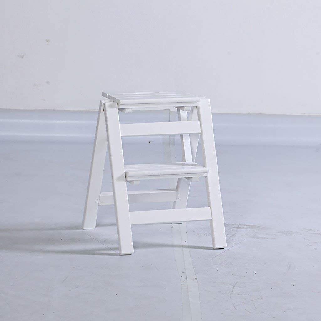 Escabeau pliable 3 marches antidérapantes en bois
