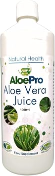 Aloe Vera Juice 1000ml   Pure Inner Leaf, High Strength, Vegan, Cruelty Free, Natural Digestive Support, Skin & Gut Health, Immune System Boost, Detox Cleanse, 1 Month Supply
