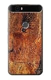 De plástico resistente Wood Skin Graphic Funda Carcasa Case para Huawei Nexus 6P
