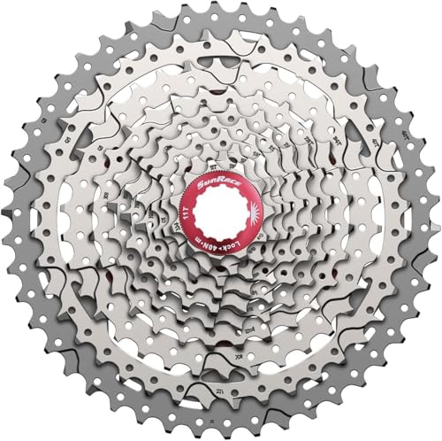 SunRace Mixte Csmx3 10v 11-46t Cassette, Argent, Taille unique EU