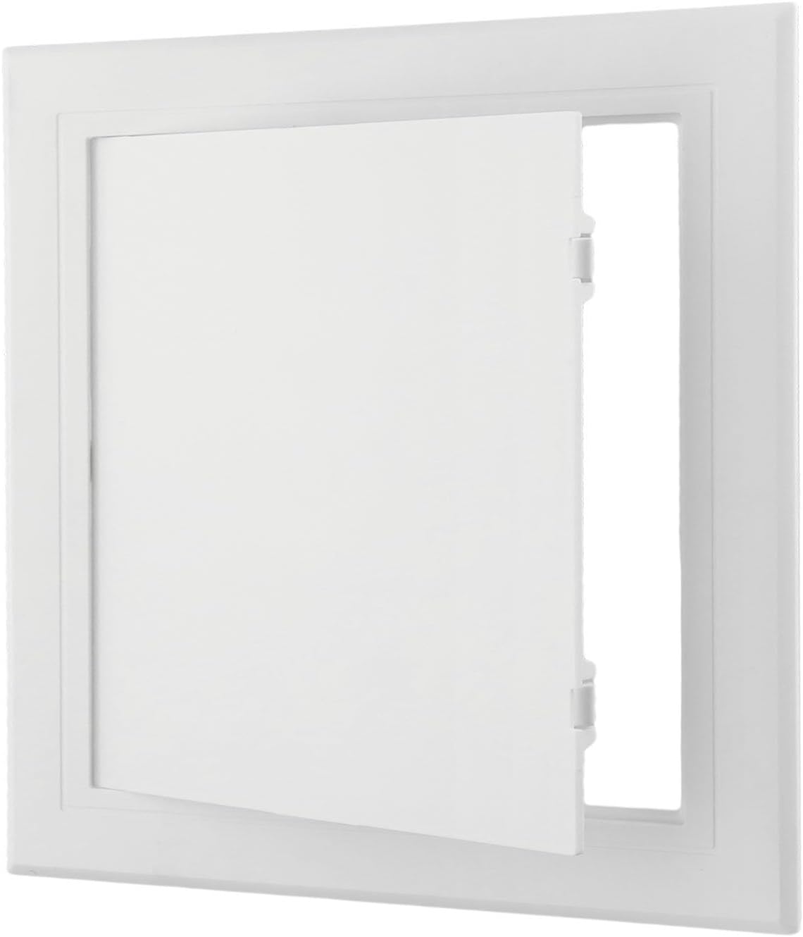 ABS Access Panel for Ceiling or Wall Installation – White Decorative Inspection Port with Low-Profile Design, 100x100mm to 300x300mm Opening Sizes, for HVAC/Plumbing/Electrical Use(200x200mm)