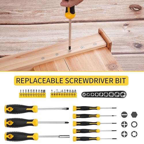 Elevon 94-Piece Tool Set, Professional-Grade Hardware Tool Kit with Compact Case, All-in-One Repair Solution for Home, Office, Garage, and Outdoor Projects by Elevon - Used condition - Image 4