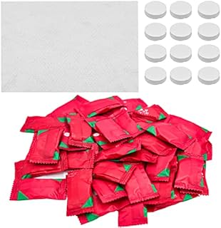 100 Pieces Soft Compressed Towels, Portable Thicken Coin Tissue Mini Soft Towel for Travel/Beauty/Outdoor Sports