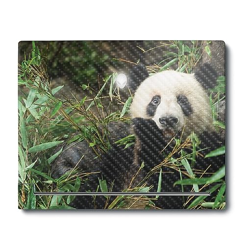 Image of MightySkins Carbon Fiber Skin Compatible with Alienware X16 R1 (2023) Full Wrap Kit - Chill Panda | Protective, Durable Textured Carbon Fiber Finish | Easy to Apply & Change Styles | Made in The USA