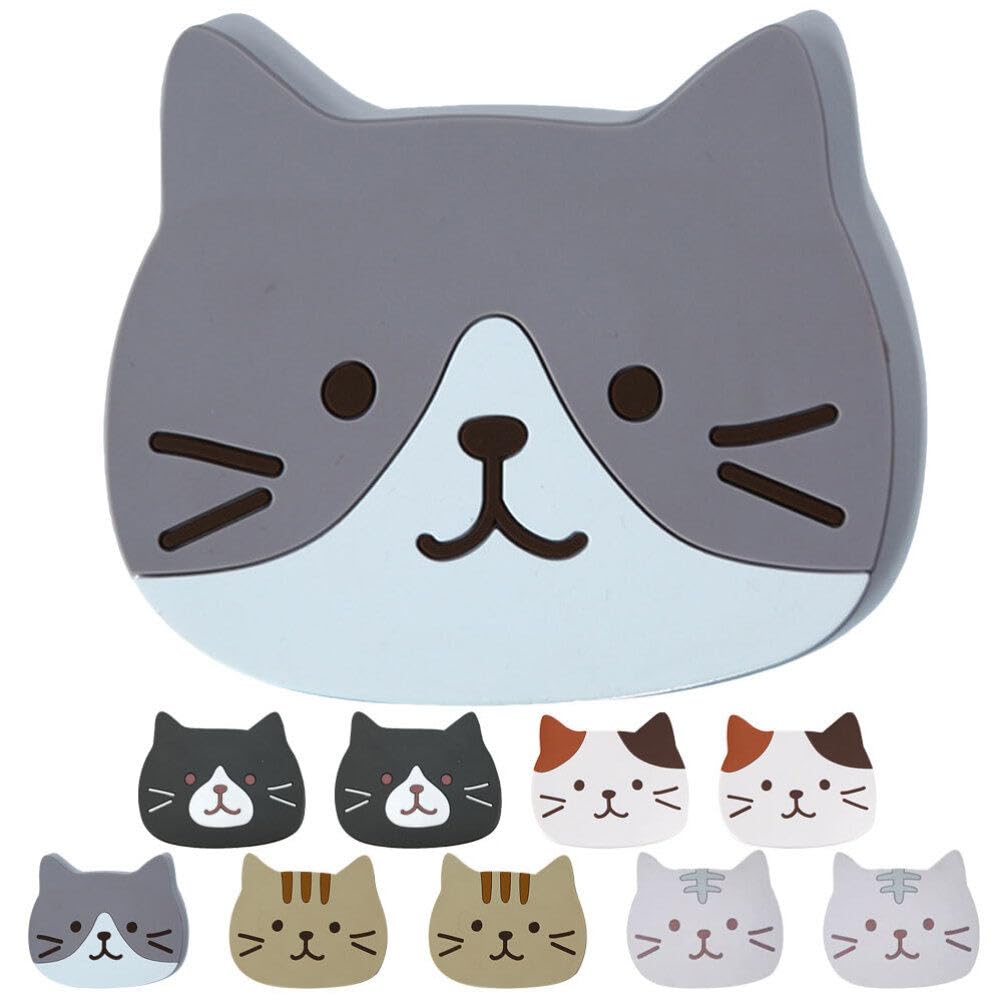 Facile à nettoyer sous-verres chat LIFKOME anti-tache silicone