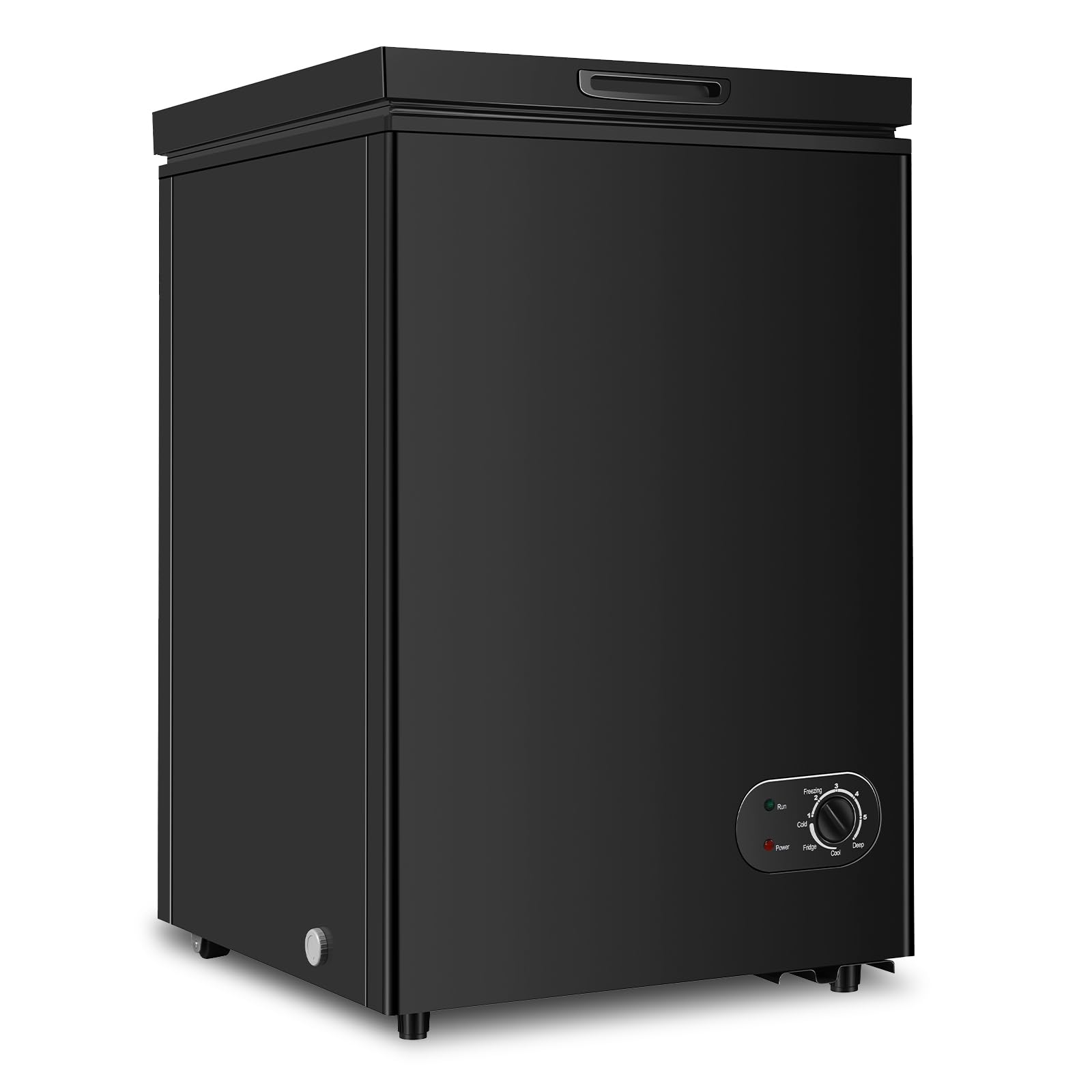 HAILANG+more HLMBC/BD-100 3.5 cu ft Chest Freezer Black