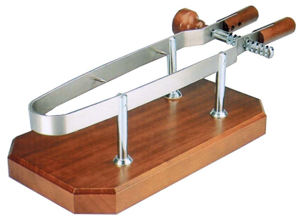 Schinkenhalter mit Holzplatte