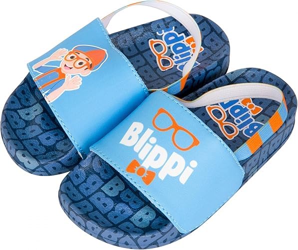 Ground Up Blippi Boys and Girls Toddler Sandals (us_footwear_size_system, toddler, numeric, medium, numeric_7)