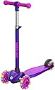 Gotrax KS1 Kids Kick Scooter, LED Lighted Wheels and 3 Adjustable Height Handlebars, Lean-to-Steer & Widen Anti-Slip Deck, 3 Wheel Scooter for Boys & Girls Ages 2-8 and up to 110 Lbs