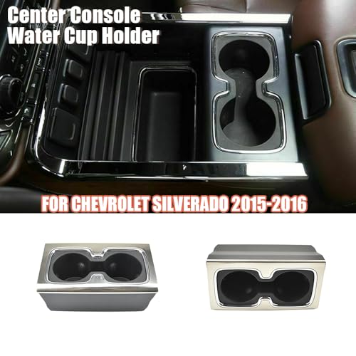 Support de tasse d'eau console centrale pour Silverado 3500 HD argent référence 23467147 - 3