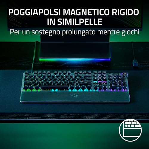 Huntsman V3 Pro - PC Tastiera ottica analogica per esport - Snap Tap - Modalità Attivazione Rapida (Quadrante digitale multi-funzione e pulsanti di comando dedicati) US-Layout | Nero - Tastiera gaming - Immagine 10