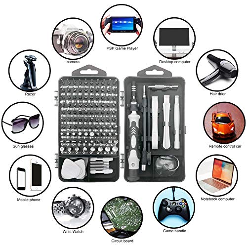 Royace Small Screwdriver Set,Micro Tools,119 in 1 Screwdriver Kit Laptop Screwdriver Kit Tiny Screwdriver Set Laptop Tool Kit Electronic Repair Kit Torx Screwdriver Set,Iphone Tools Repair Kit for PC