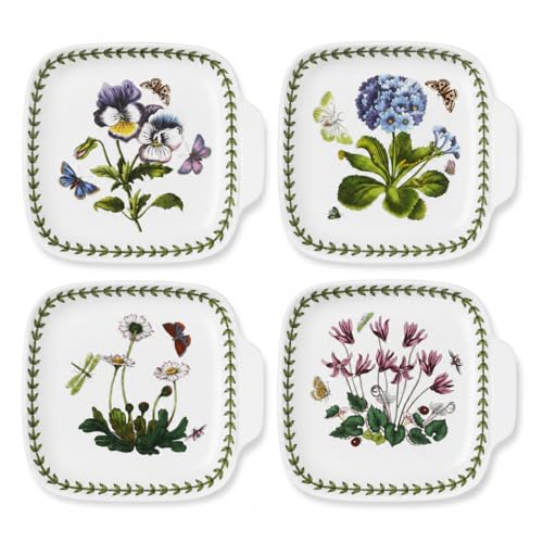 Portmeirion Botanic Garden Canape Dishes, Set of 4