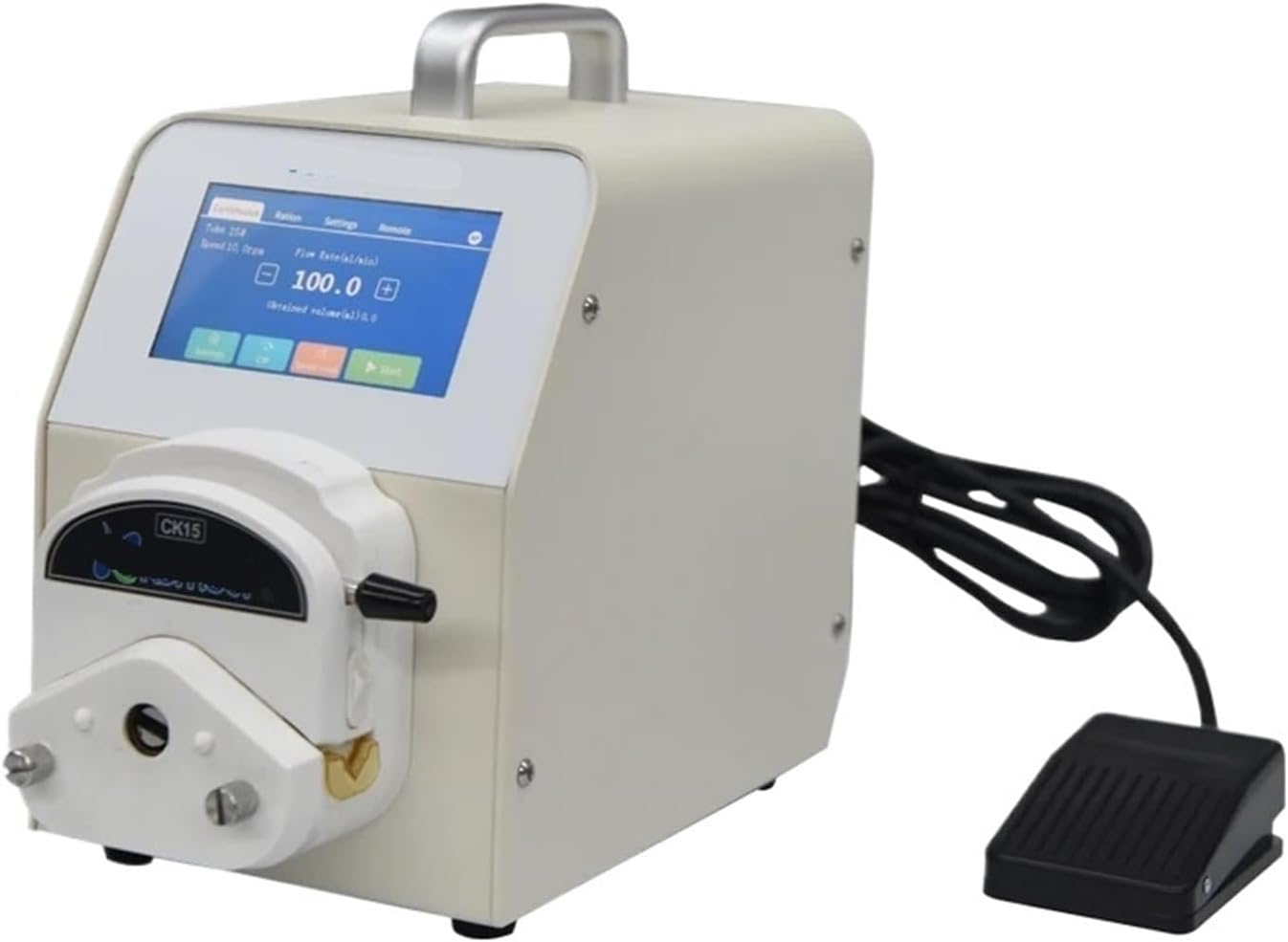 Fully automatic intelligent peristaltic pump industrial self-priming pump large flow circulating water pump small metering pump 220v(Ipu Wifi-s243)