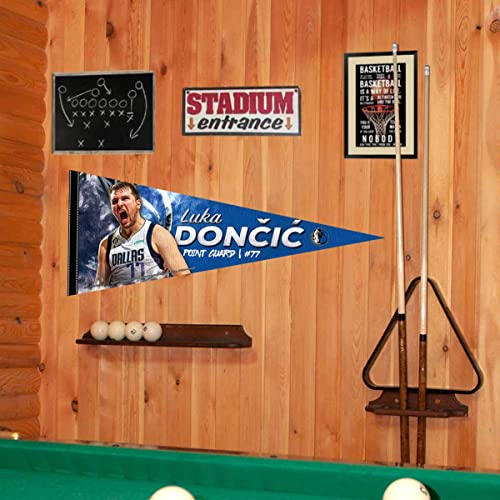 Drapeau Dallas Mavericks Doncic WinCraft pour mur vide de supporter