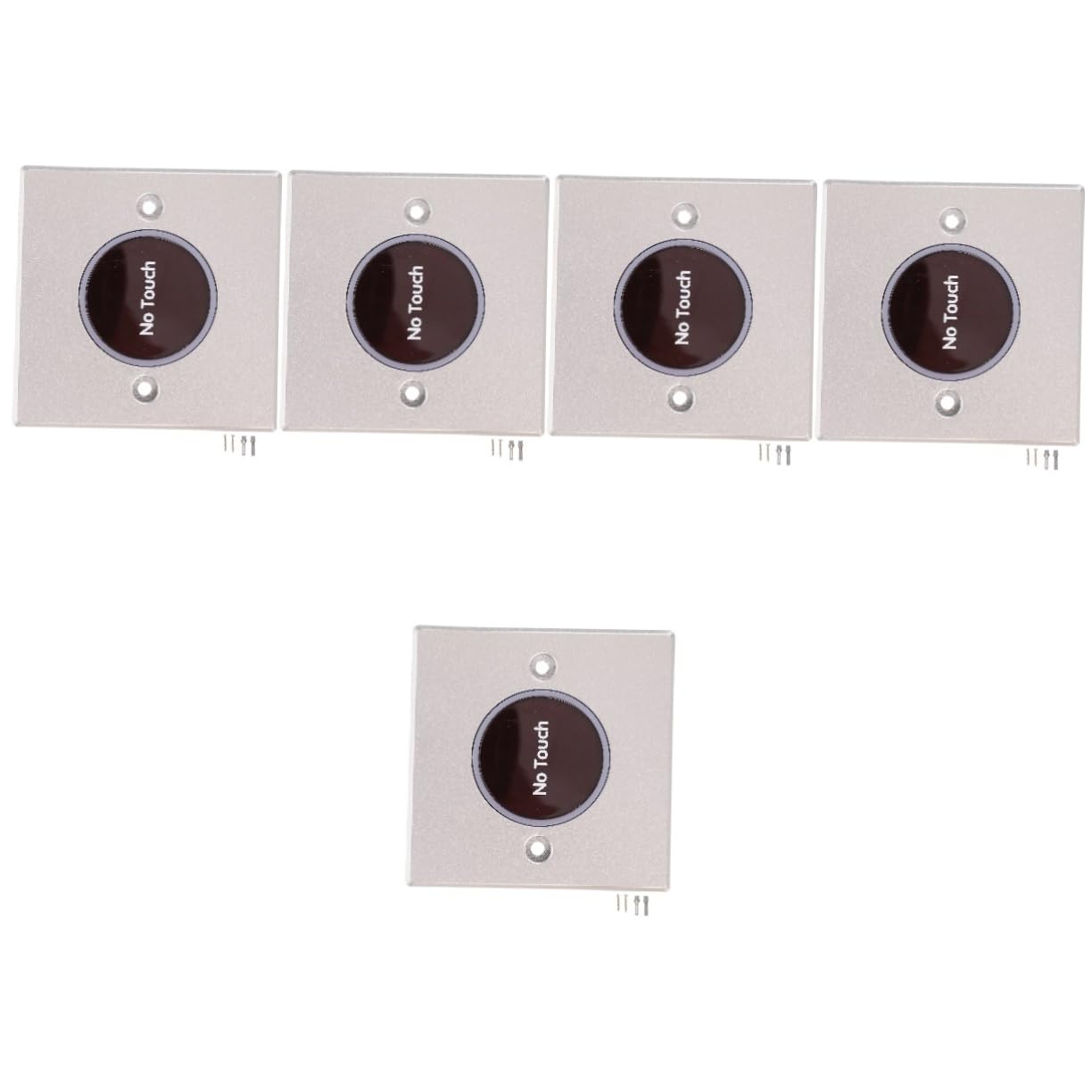 jojofuny 5 Piezas Interruptor De Sensor Automático Placas De Pared Botón Del Timbre De Puerta Cubierta De De Pared Del Timbre Cubrir El Sensor Sin