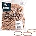 Rubber Bands, Size 64, 1 lb Bag, Natural Crepe [Set of 2]