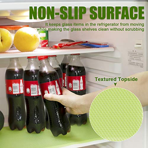 Refrigerator Liners, 7 Pcs Eva Fridge Liner Refrigerator Mats For Shelves Washable Shelf Liner For Drawer Kitchen Cupboard Table Vegetables Pads, Easy To Clean Waterproof Placemats 17.7 X 11.4 Inches #TOP2