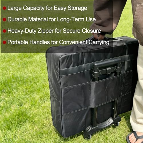 Bolsa portátil con ruedas para mesa automática de Mahjong miniatura 6