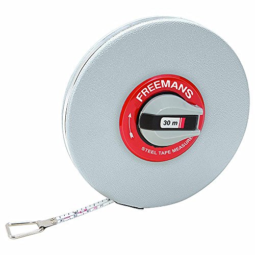Cinta métrica FREEMANS 30 m x 13 mm acero plástico miniatura 1