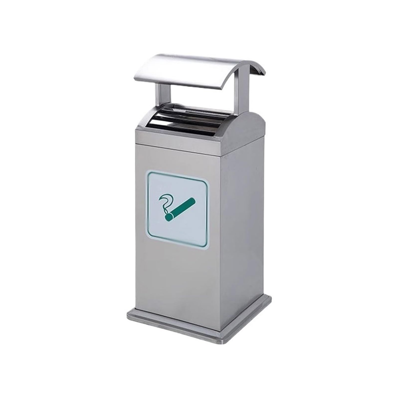 Stand ashtray Outdoor Street Rainproof Ash Column Public Area Stainless Steel Trash Bin Pillar