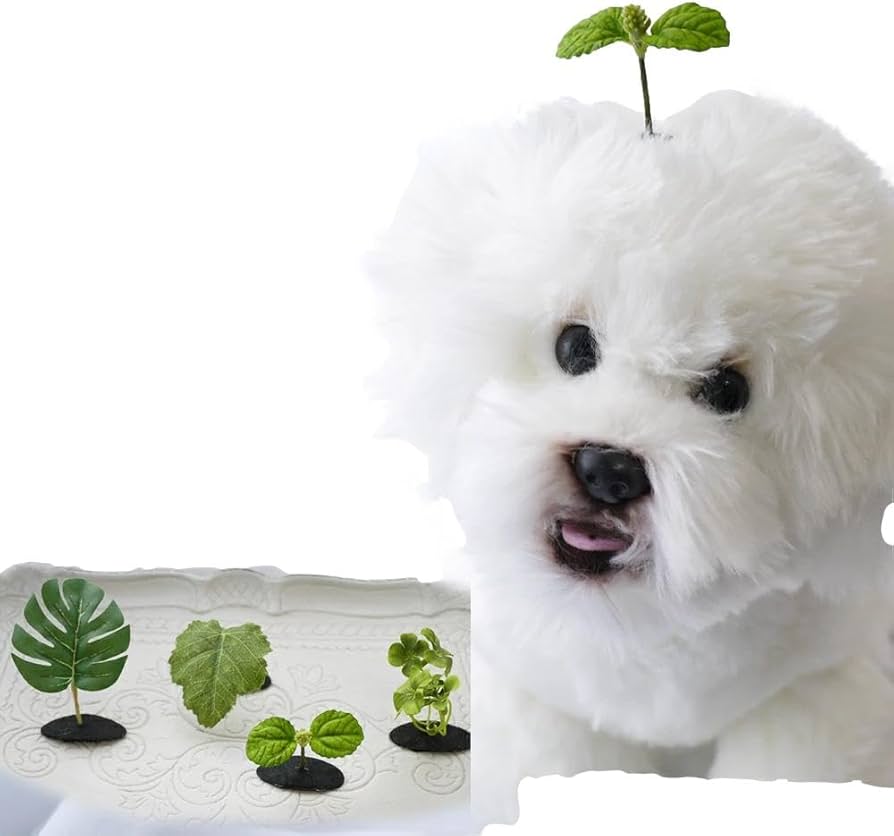 Amazon | [オメカシペット] 犬 葉っぱ ヘアピン 花 犬服 飾り ぱっちん