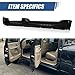 Rehilaflush Rocker Panels Guard & Cab Corners Compatible with 1999-2007 Chevy Silverado GMC Sierra 1500/2500HD/3500 Rocker Panels Kit, Slip-On Metal Side Skirts for Cars Body Kit, Left+Right
