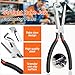 Preciva 3 PCS Electrical Disconnect Pliers, Electrical Connector Pliers for Cars, Automotive Electrical Plug Connectors, Automotive Wire Locking Push Tab