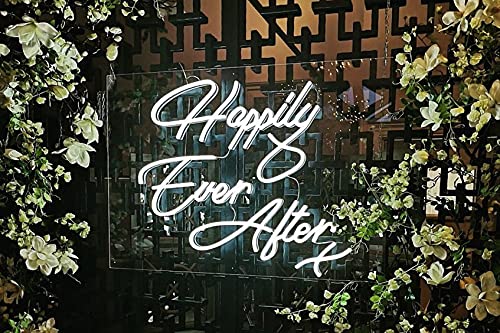 Image of Ulalaza LED Neon Sign Night Light for Wall Party Decor Bedroom Room Bar Wedding Home Birthday Art Decoration Christmas with USB Chain Light modulator 5v (lets party blue)