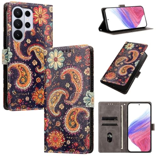 Étui Coque Samsung Galaxy S10E Méduse Cuir Rabat Aimanté Portefeuille