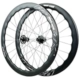 Paire de roues de vélo de route: jantes 700C en fibre de carbone, hauteur 45,5mm, largeur extérieure 25mm, largeur intérieure 17,5mm, valve Presta. Pneu. for 700C x 23C-50C; 29