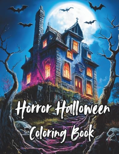 Horror Halloween Coloring Book: Spine chilling Illustrations from Scary Nightmares