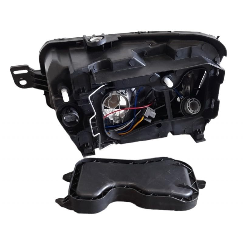 Coppia proiettori fari anteriori Fiat Panda 2004-2012 attacco giallo bianco unificato