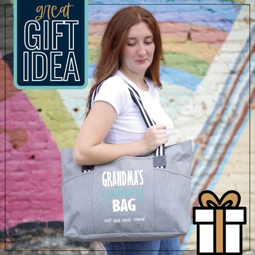 Bolso Tote de Lona para Abuela con Cierre y Bolsillo Interno miniatura 2