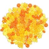 210 Mini Acrylic Fall Maple Leaves Pumpkins Acorns Autumn Table Scatter Thanksgiving Confetti Embellishments Display Ornaments Vase & Bowl Filler Centerpieces Wedding Harvest Party Crafts Decorations