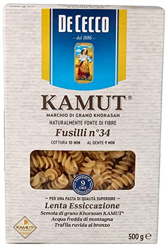 De Cecco Pasta Di Kamut Fusilli N.34, 500g