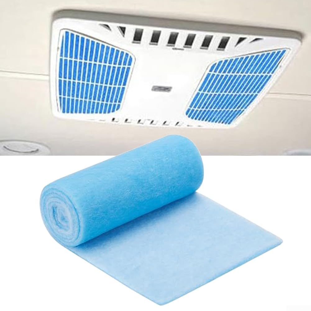 Filtro de ventilación de aire, 30 x 230 cm, reutilizable, filtro de ventilación de aire acondicionado, lavable, pantalla de filtro de polvo para el sistema HVAC del hogar
