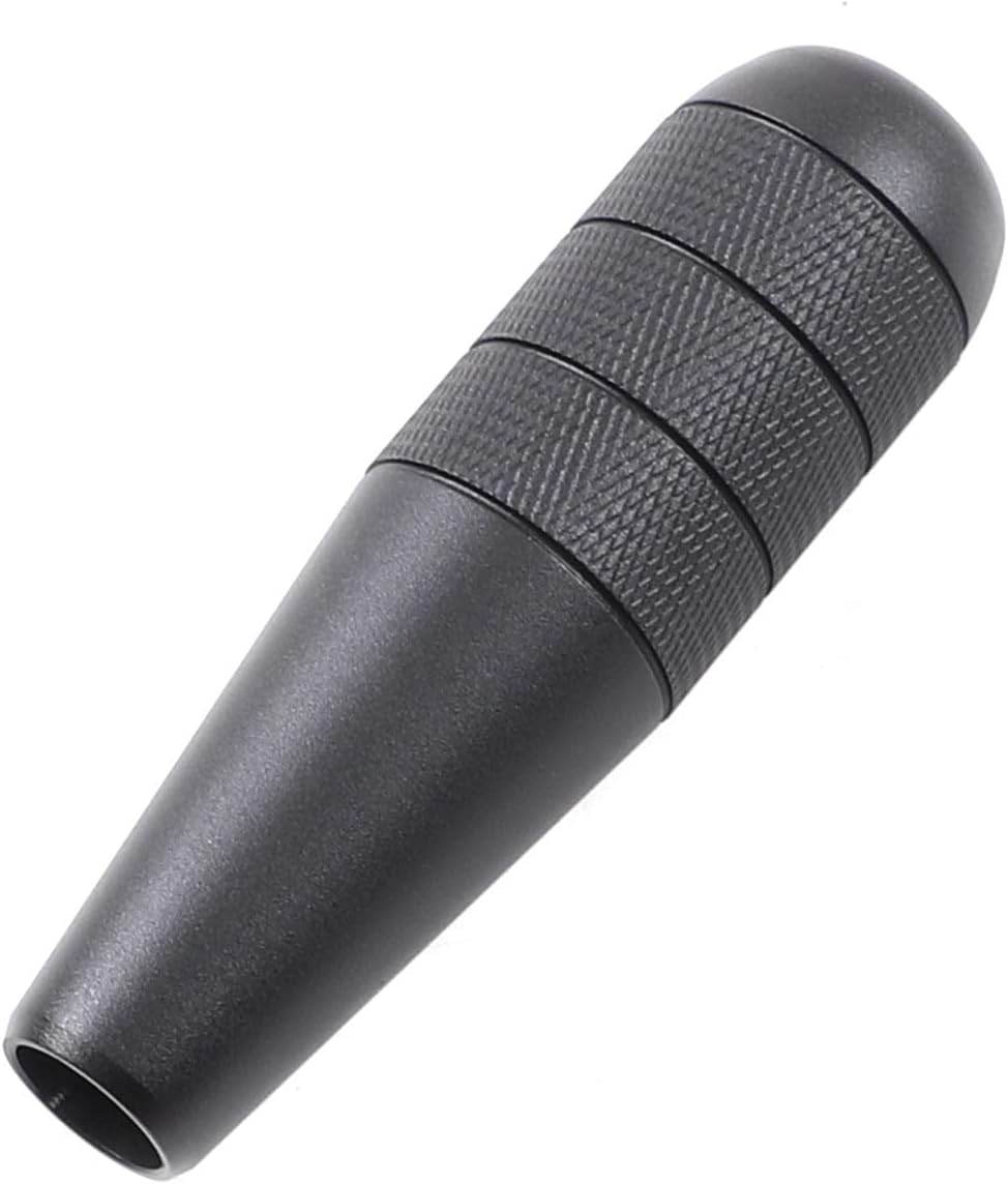 Shift Knob Replacement Compatible with Honda Pilot 2003-2008 - Textured Aluminum Gear Shift Handle with Enhanced Grip - Honda Pilot Interior Accessories (Black)