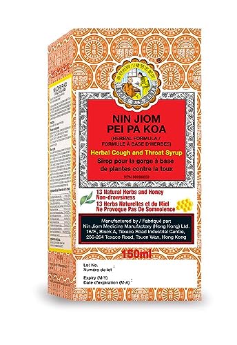 NIN JIOM PEI PA KOA 150ML Natural Herbal Syrup Soothing Throat and Respiratory Support