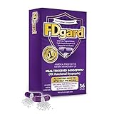 FDgard® for The Dietary Management of Meal-Triggered Indigestion (FD: Functional Dyspepsia) Symptoms† Including, Abdominal Discomfort, Difficulty Finishing a Meal, Bloating†*, Nausea, 36 Capsules