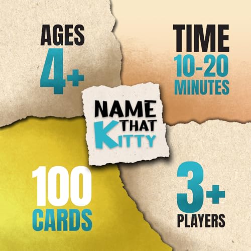 55% Off Name That Kitty - Fun Cat Card Game for Kids & Family