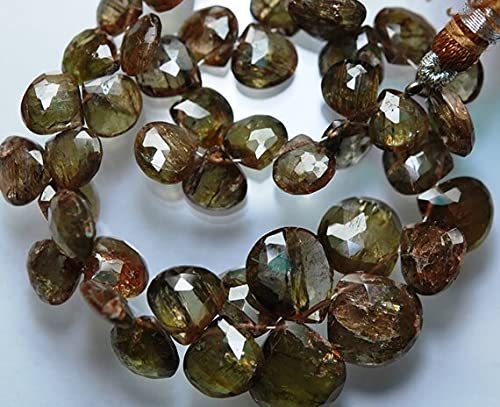 Andalousite naturelle en cœur grand fil LKBEADS idéal pour cadeau fait main