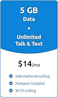 Vista 9 de $14/mes - 5 GB de datos + minutos y textos ilimitados Plan de teléfono prepago Tello Mobile Trae tu propio kit de teléfono Tarjeta SIM 3 en 1