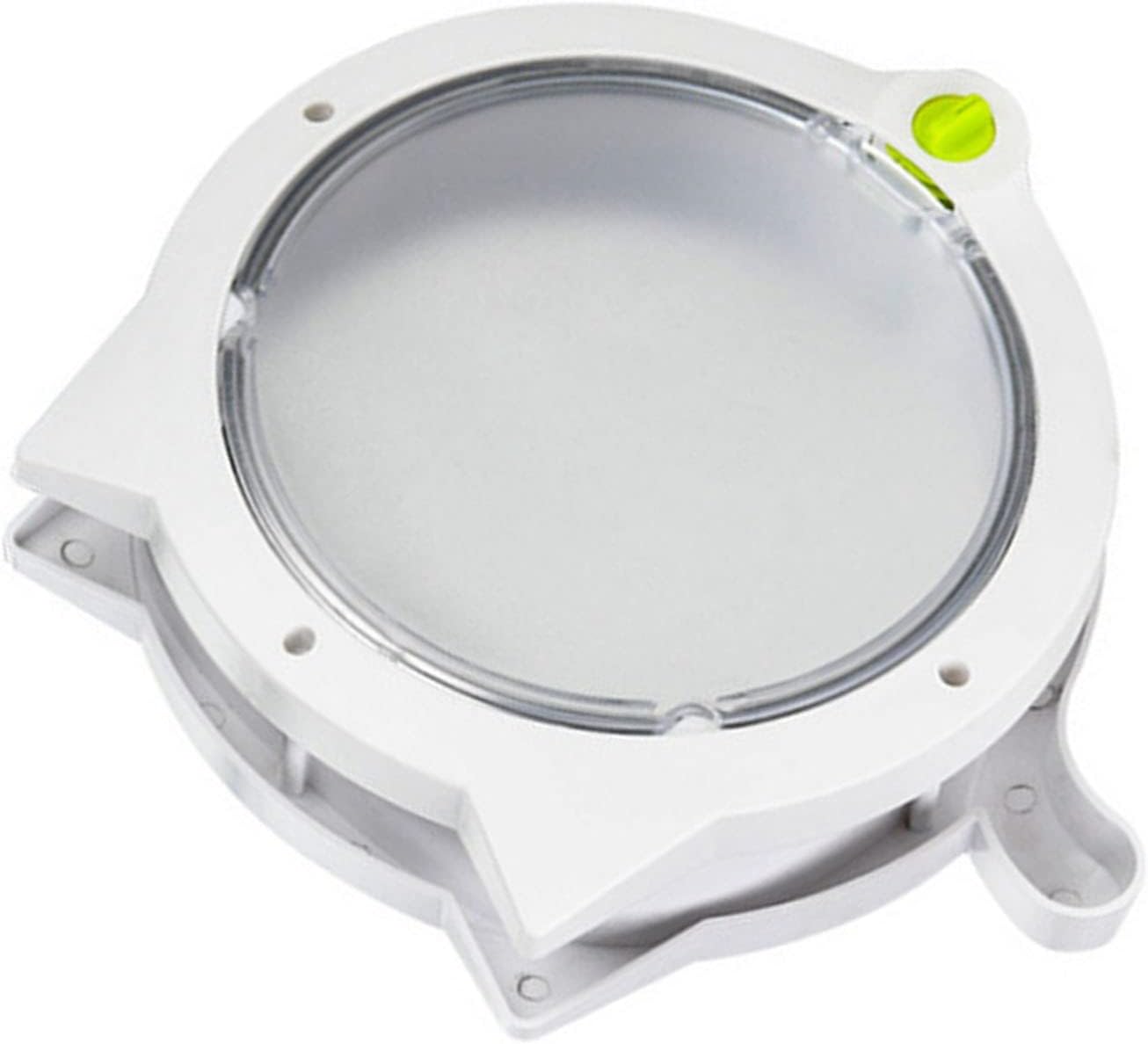 Cat Flap Door Magnetic, Cute Cat Door, 4 Locking Modes Plastic Automatic Cat Door for Interior Exterior Doors (White)