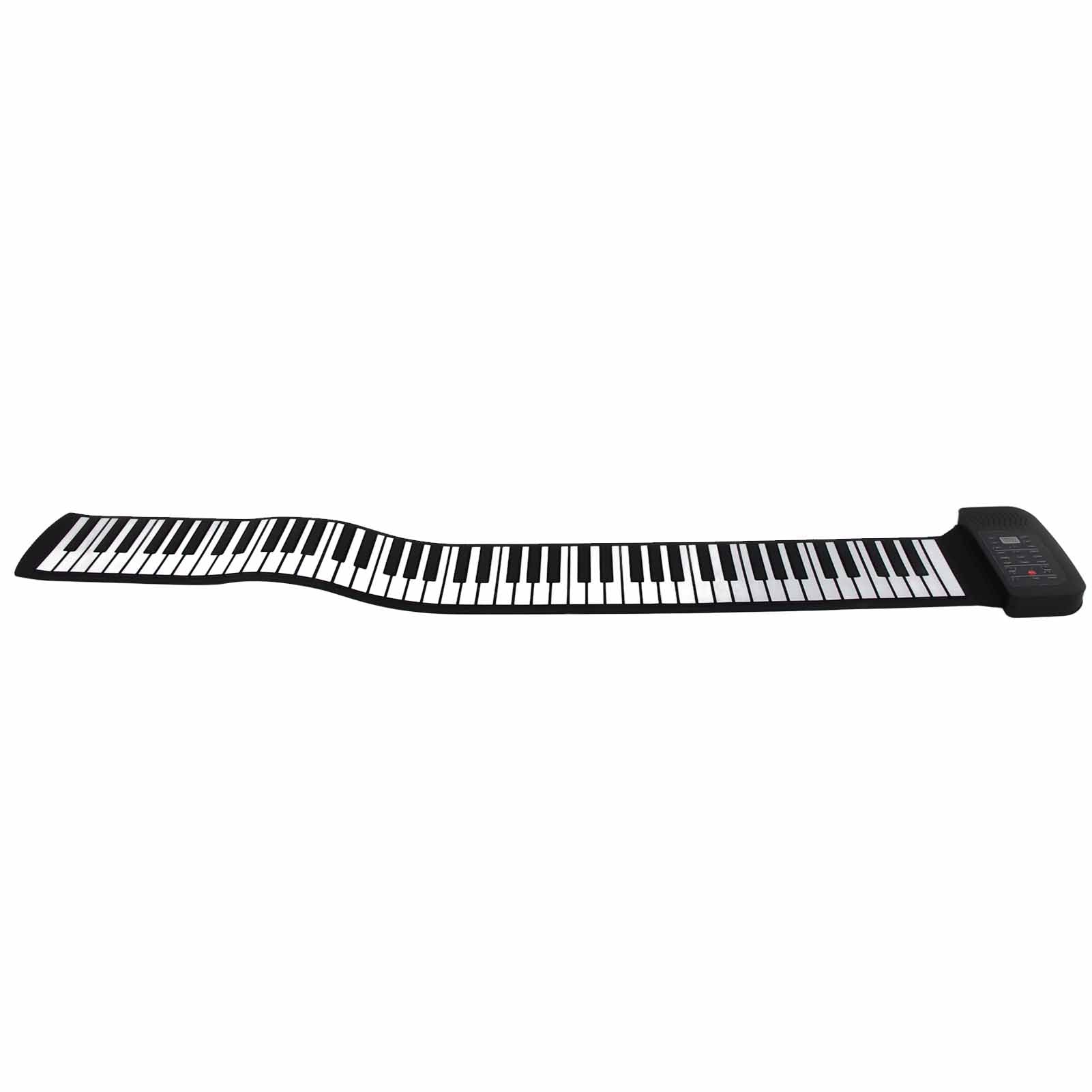 Zwinąć klawiaturę Fortepian, Silikonowe 88 Klawisze Zwirowiska Klawiatury Fortepianowe Ręka Rzucanie Fortepian Edukacja z Panelem Sterującym Dotykowym Przenośne klawiaturę Fortepian Składany (88