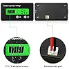 DC 12V 24V 36V 48V 60V 72V 84V Golf Cart Battery Meter with Alarm, Front Setting and Switch Key Battery Capacity Voltage Indicator Gauge Acid and Lithium ion Indicator #3