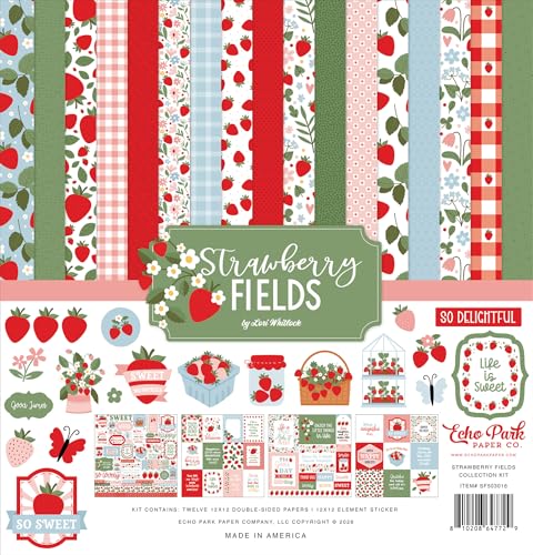 Echo Park Paper Strawberry Fields Collection Kit