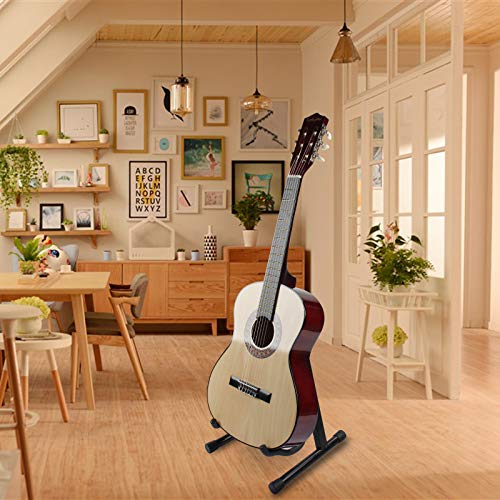 Display4top Support de guitare pliable universel A-Frame pour guitare acoustique et électrique, noir - Les Beatles, Paul McCartney, John Lennon, RIngo Starr, George Harrison Display4top Support de guitare pliable universel A-Frame pour guitare acoustique et électrique, noir – Image 8